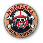 Nebraska Blackshirts Wood Sign