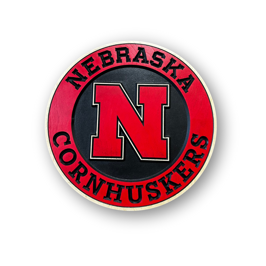Nebraska Cornhuskers Wood Wall Art